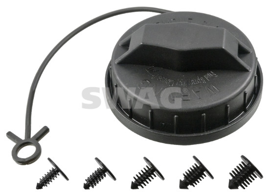 SWAG 33 11 1611 Cap, fuel tank for MERCEDES-BENZ VOLVO